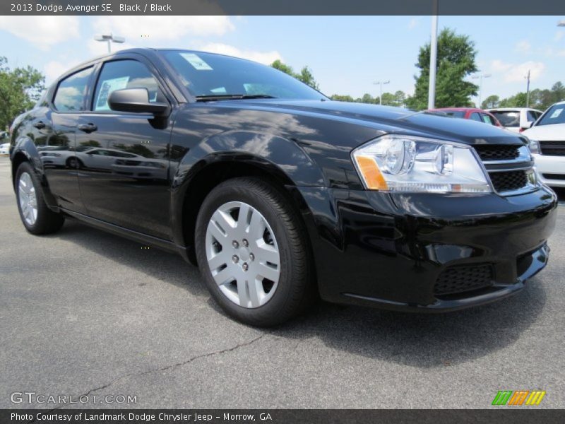 Black / Black 2013 Dodge Avenger SE