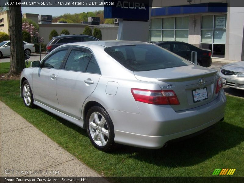Titanium Metallic / Dark Charcoal 2007 Toyota Camry SE V6