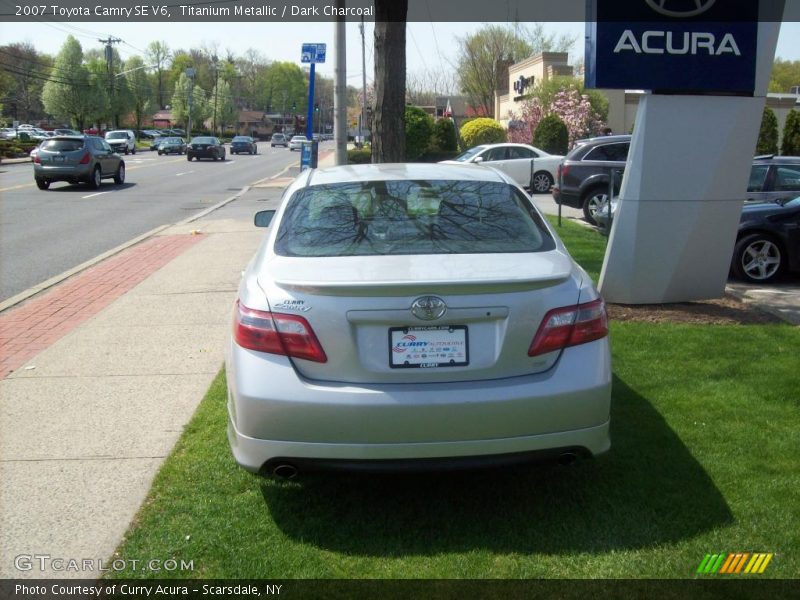 Titanium Metallic / Dark Charcoal 2007 Toyota Camry SE V6