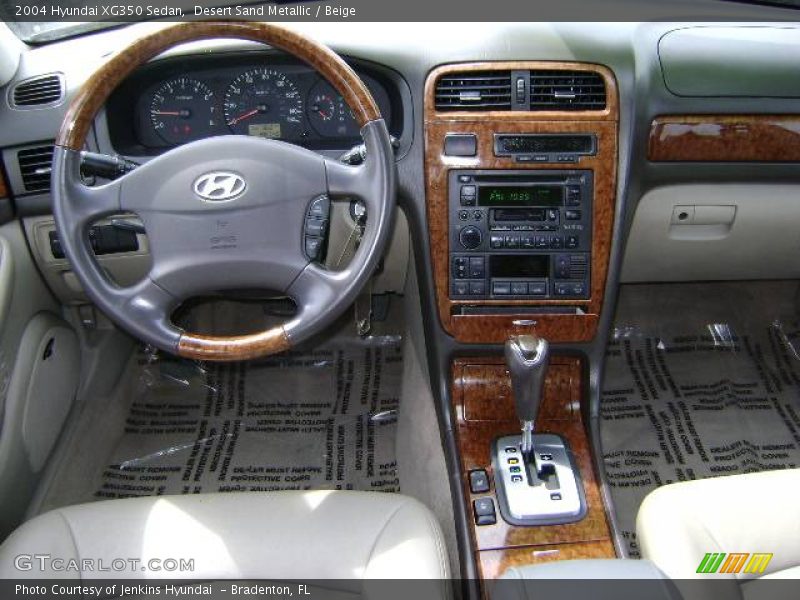 Desert Sand Metallic / Beige 2004 Hyundai XG350 Sedan