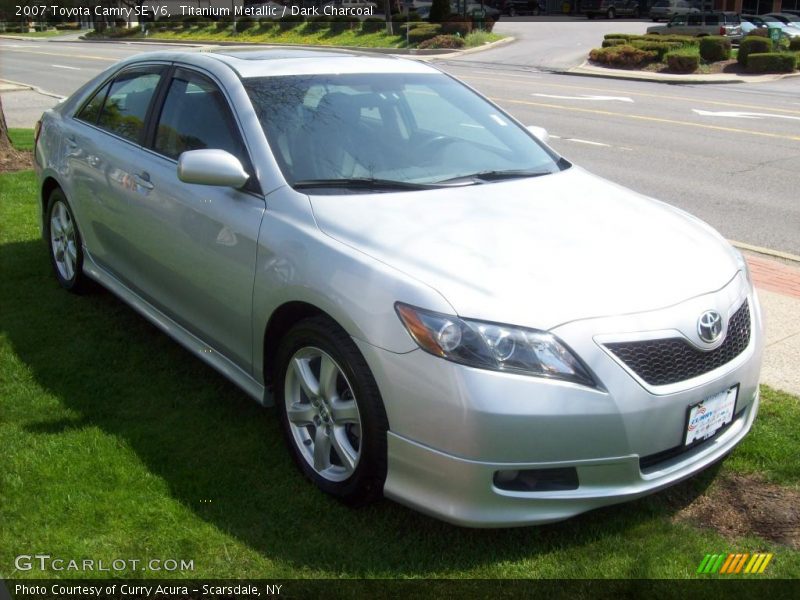 Titanium Metallic / Dark Charcoal 2007 Toyota Camry SE V6