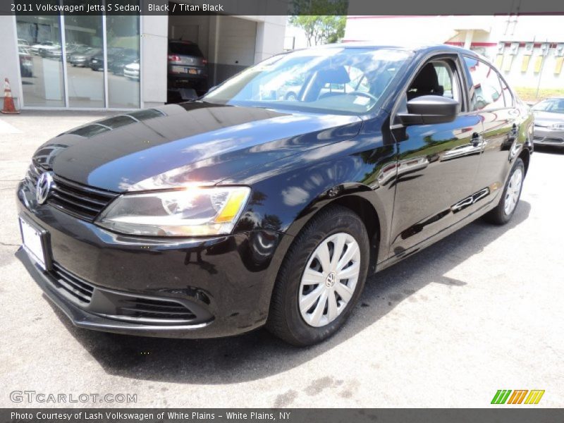 Black / Titan Black 2011 Volkswagen Jetta S Sedan