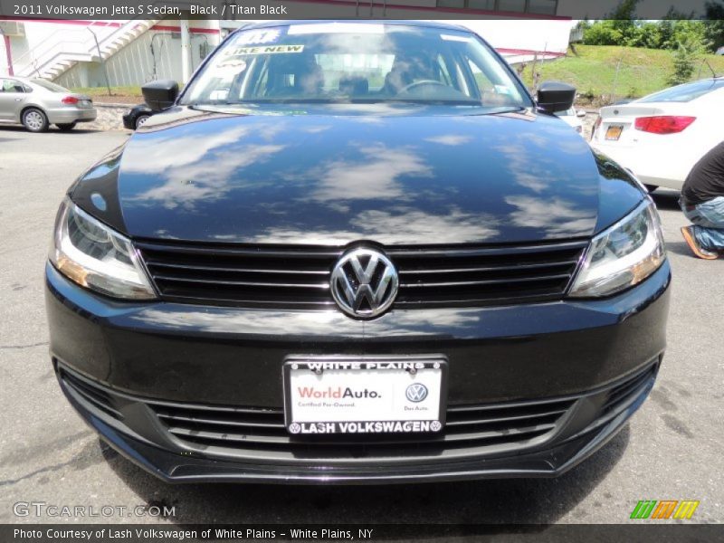 Black / Titan Black 2011 Volkswagen Jetta S Sedan