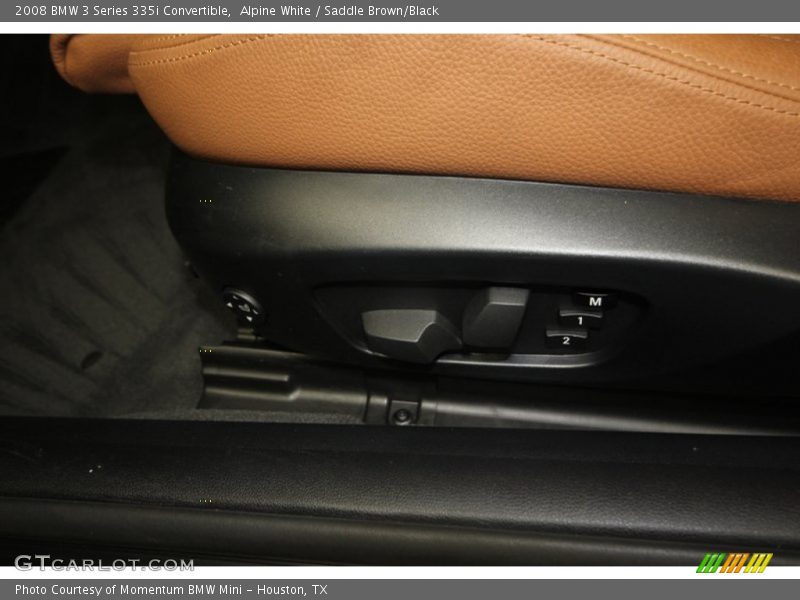 Alpine White / Saddle Brown/Black 2008 BMW 3 Series 335i Convertible