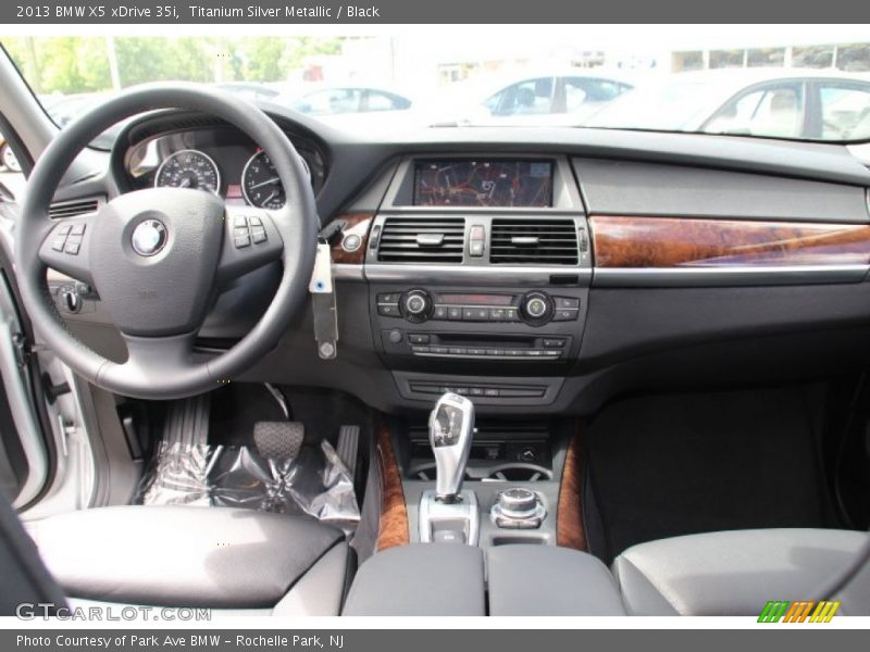 Titanium Silver Metallic / Black 2013 BMW X5 xDrive 35i