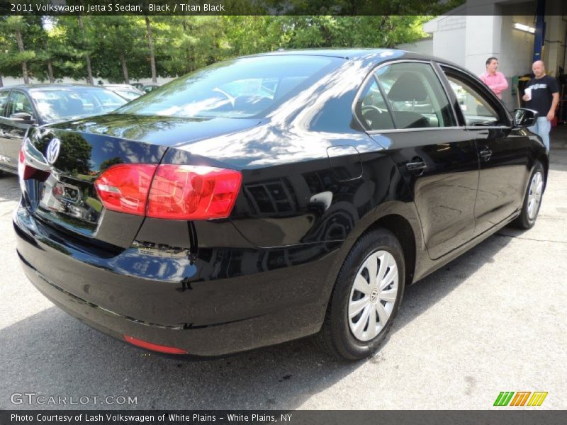 Black / Titan Black 2011 Volkswagen Jetta S Sedan