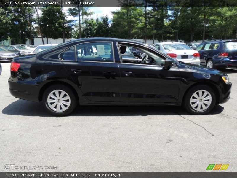 Black / Titan Black 2011 Volkswagen Jetta S Sedan