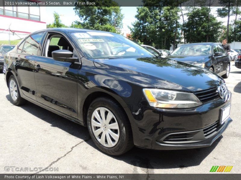 Black / Titan Black 2011 Volkswagen Jetta S Sedan