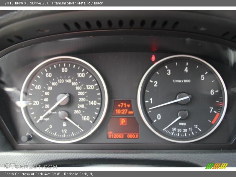 Titanium Silver Metallic / Black 2013 BMW X5 xDrive 35i