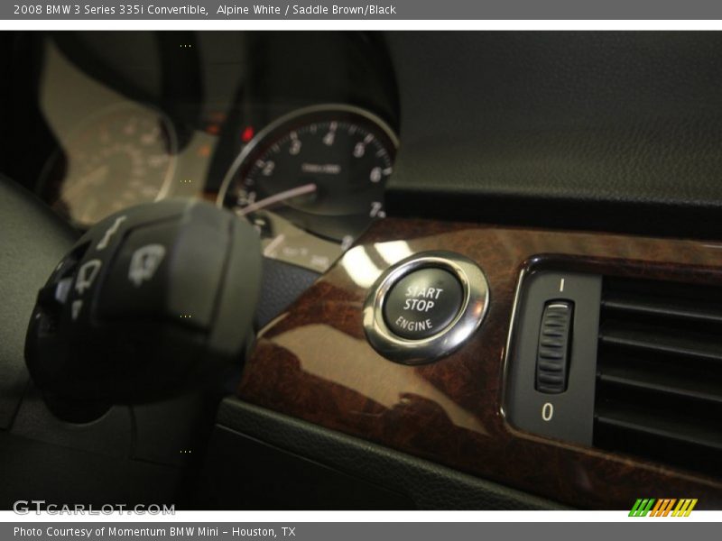 Alpine White / Saddle Brown/Black 2008 BMW 3 Series 335i Convertible