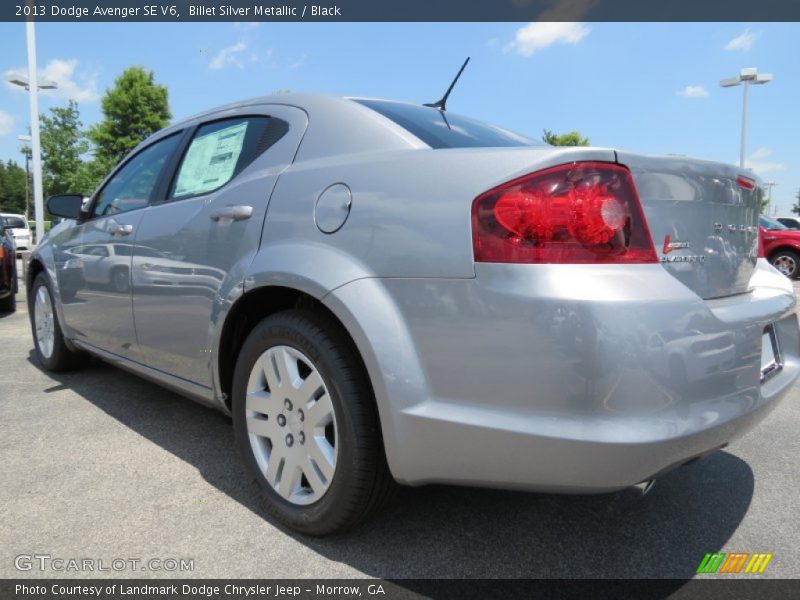 Billet Silver Metallic / Black 2013 Dodge Avenger SE V6