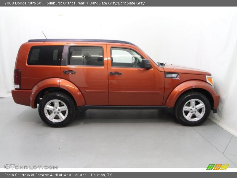 Sunburst Orange Pearl / Dark Slate Gray/Light Slate Gray 2008 Dodge Nitro SXT