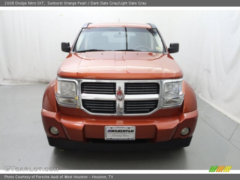 Sunburst Orange Pearl / Dark Slate Gray/Light Slate Gray 2008 Dodge Nitro SXT