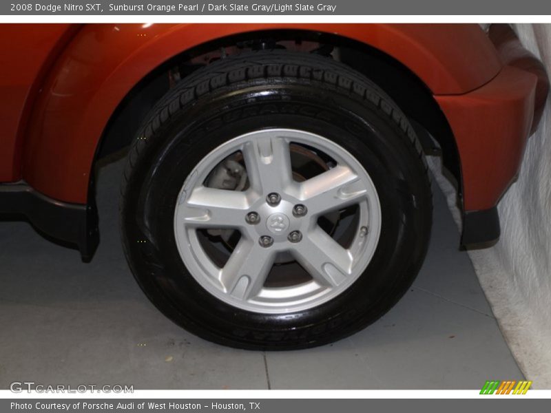 Sunburst Orange Pearl / Dark Slate Gray/Light Slate Gray 2008 Dodge Nitro SXT