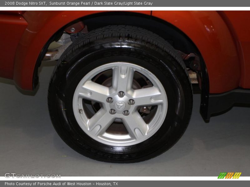 Sunburst Orange Pearl / Dark Slate Gray/Light Slate Gray 2008 Dodge Nitro SXT