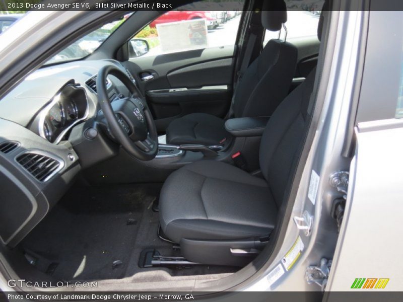 Billet Silver Metallic / Black 2013 Dodge Avenger SE V6