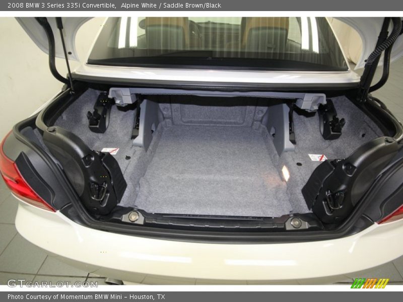 Alpine White / Saddle Brown/Black 2008 BMW 3 Series 335i Convertible