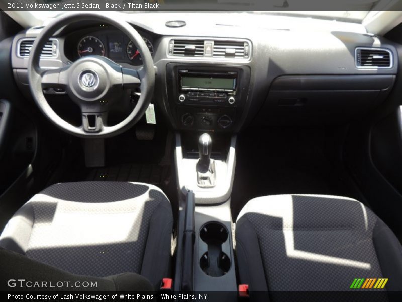 Black / Titan Black 2011 Volkswagen Jetta S Sedan