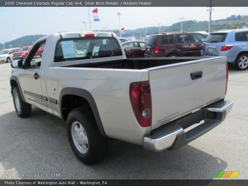 Silver Birch Metallic / Medium Pewter 2006 Chevrolet Colorado Regular Cab 4x4