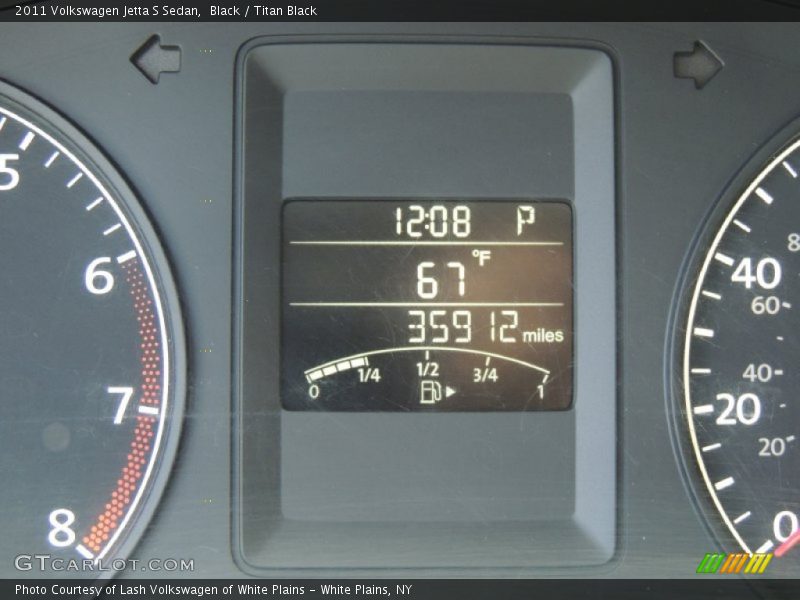 Black / Titan Black 2011 Volkswagen Jetta S Sedan