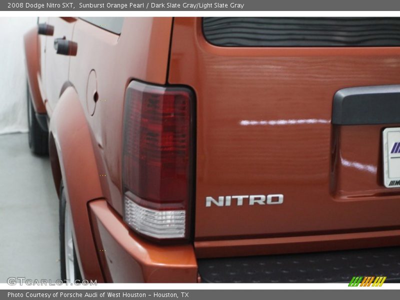 Sunburst Orange Pearl / Dark Slate Gray/Light Slate Gray 2008 Dodge Nitro SXT