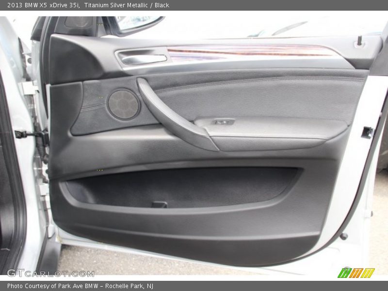 Titanium Silver Metallic / Black 2013 BMW X5 xDrive 35i