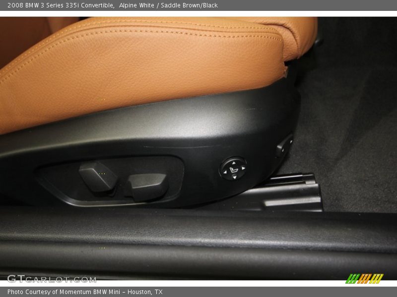 Alpine White / Saddle Brown/Black 2008 BMW 3 Series 335i Convertible
