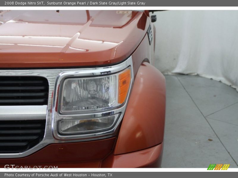 Sunburst Orange Pearl / Dark Slate Gray/Light Slate Gray 2008 Dodge Nitro SXT