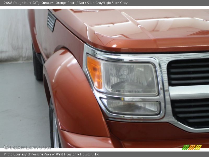 Sunburst Orange Pearl / Dark Slate Gray/Light Slate Gray 2008 Dodge Nitro SXT