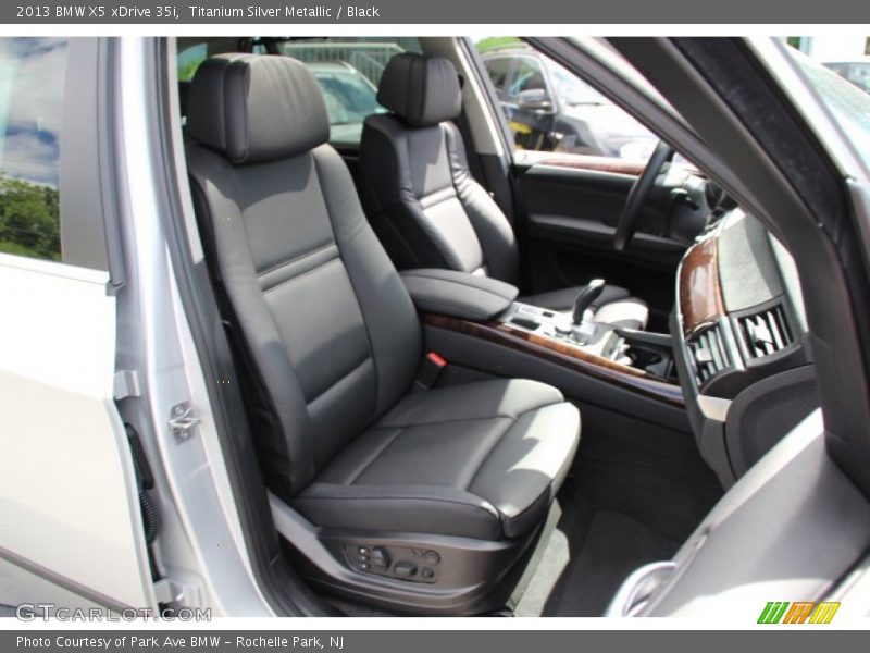 Titanium Silver Metallic / Black 2013 BMW X5 xDrive 35i
