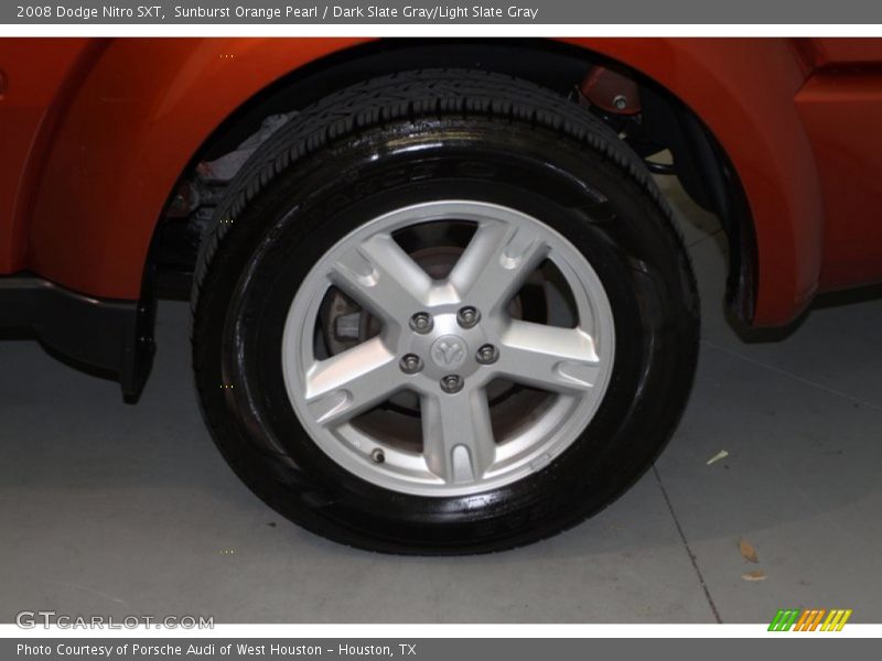 Sunburst Orange Pearl / Dark Slate Gray/Light Slate Gray 2008 Dodge Nitro SXT