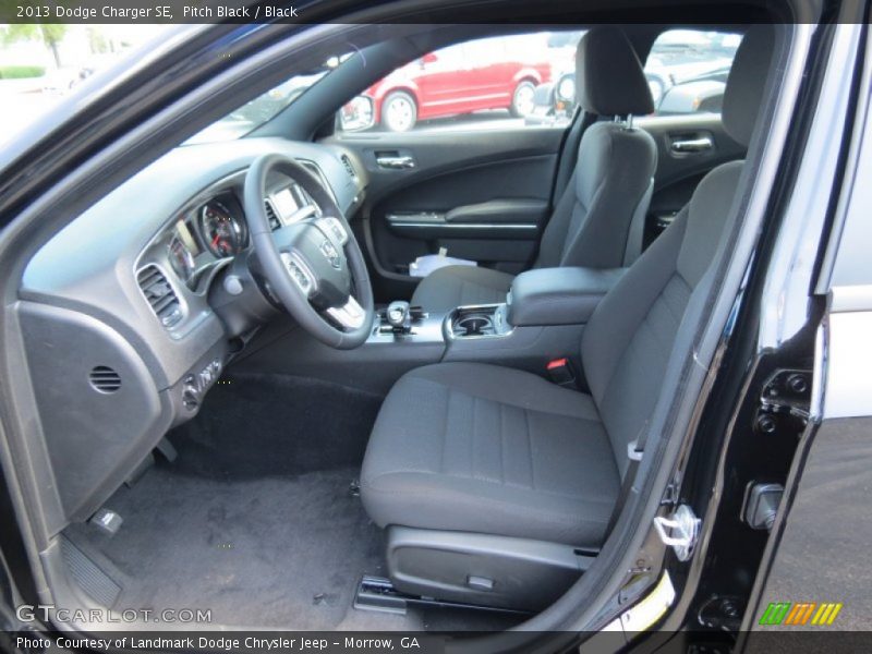 Pitch Black / Black 2013 Dodge Charger SE