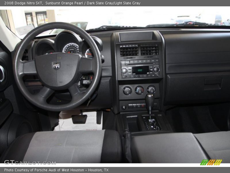Sunburst Orange Pearl / Dark Slate Gray/Light Slate Gray 2008 Dodge Nitro SXT