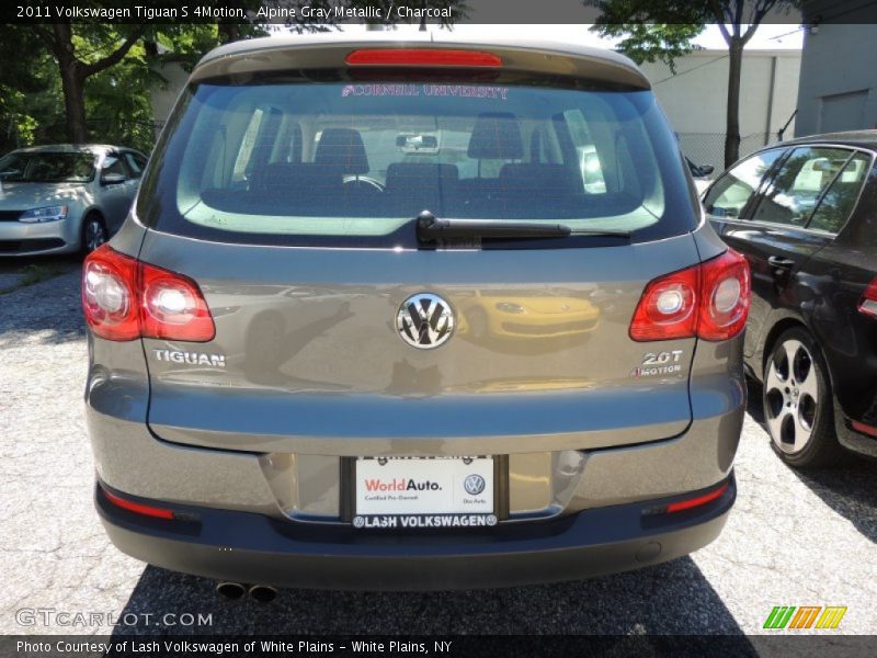 Alpine Gray Metallic / Charcoal 2011 Volkswagen Tiguan S 4Motion