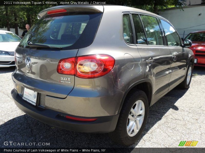 Alpine Gray Metallic / Charcoal 2011 Volkswagen Tiguan S 4Motion