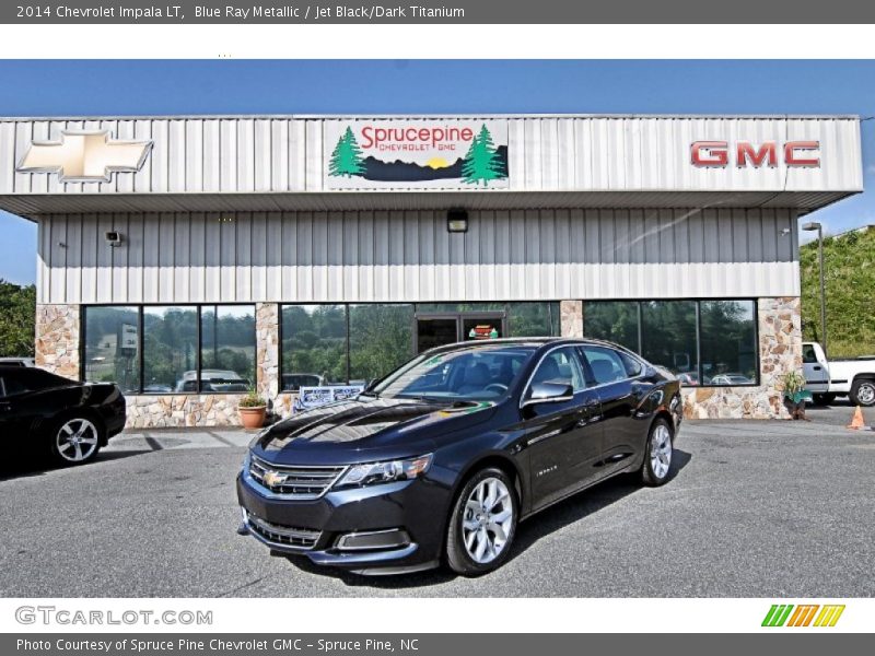 Blue Ray Metallic / Jet Black/Dark Titanium 2014 Chevrolet Impala LT