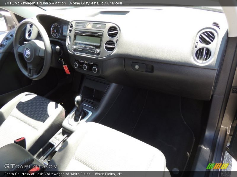 Alpine Gray Metallic / Charcoal 2011 Volkswagen Tiguan S 4Motion