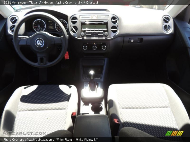 Alpine Gray Metallic / Charcoal 2011 Volkswagen Tiguan S 4Motion