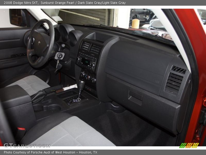 Sunburst Orange Pearl / Dark Slate Gray/Light Slate Gray 2008 Dodge Nitro SXT