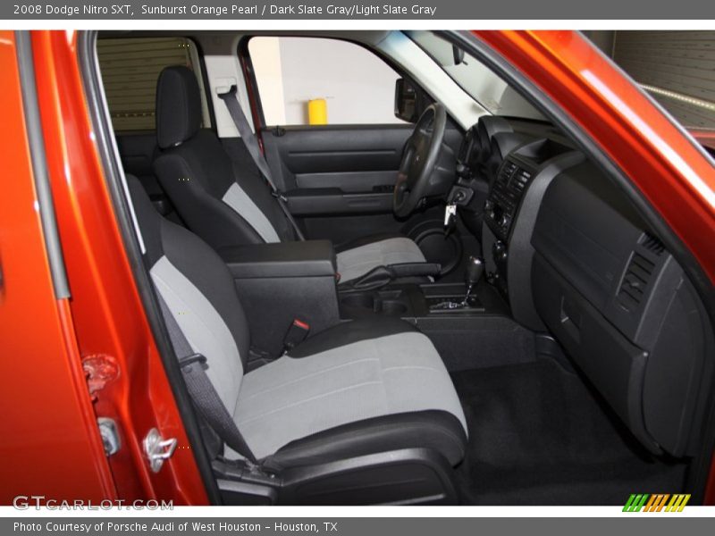 Sunburst Orange Pearl / Dark Slate Gray/Light Slate Gray 2008 Dodge Nitro SXT