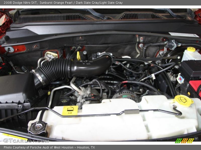 Sunburst Orange Pearl / Dark Slate Gray/Light Slate Gray 2008 Dodge Nitro SXT