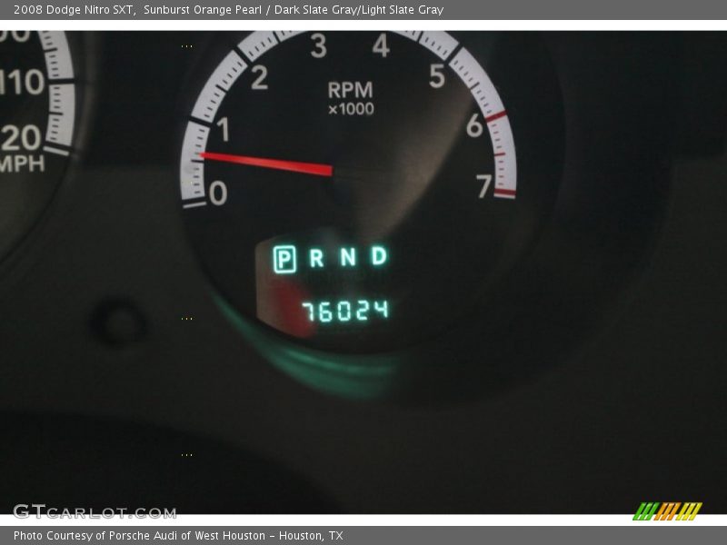 Sunburst Orange Pearl / Dark Slate Gray/Light Slate Gray 2008 Dodge Nitro SXT