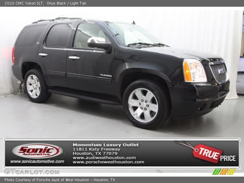 Onyx Black / Light Tan 2010 GMC Yukon SLT