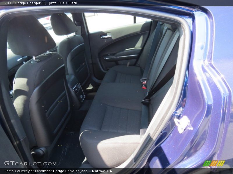Jazz Blue / Black 2013 Dodge Charger SE