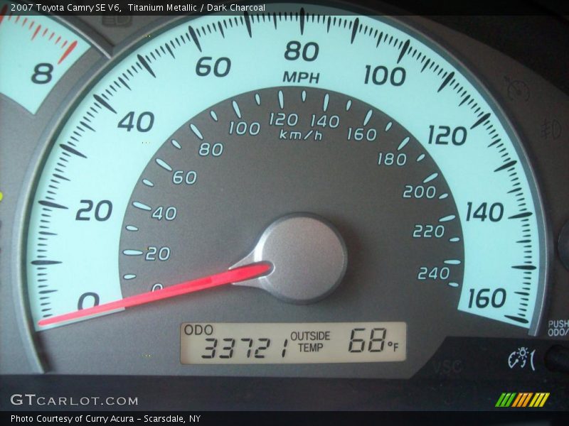 Titanium Metallic / Dark Charcoal 2007 Toyota Camry SE V6