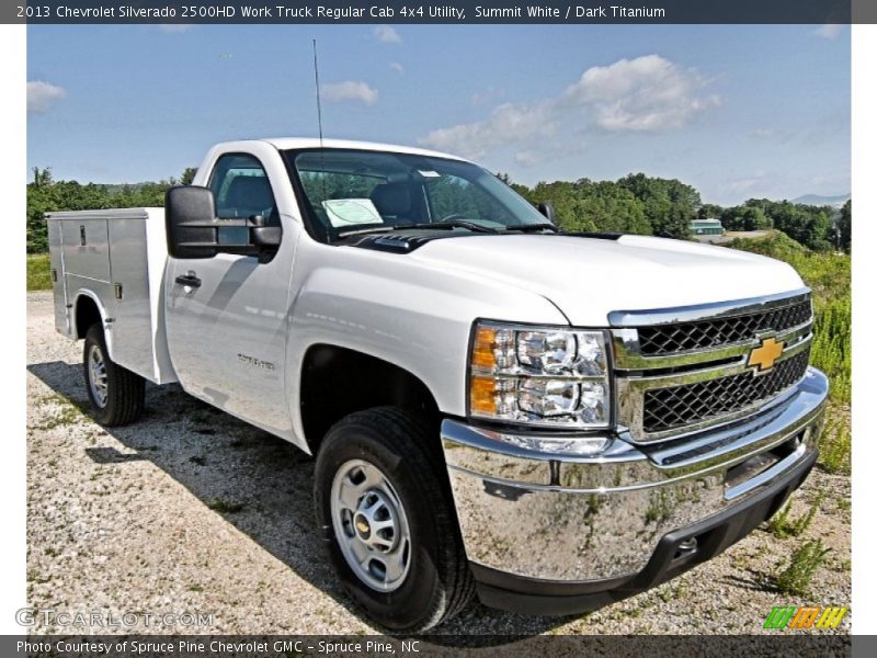 Front 3/4 View of 2013 Silverado 2500HD Work Truck Regular Cab 4x4 Utility