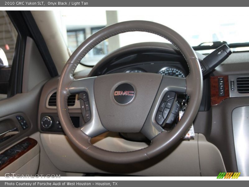 Onyx Black / Light Tan 2010 GMC Yukon SLT