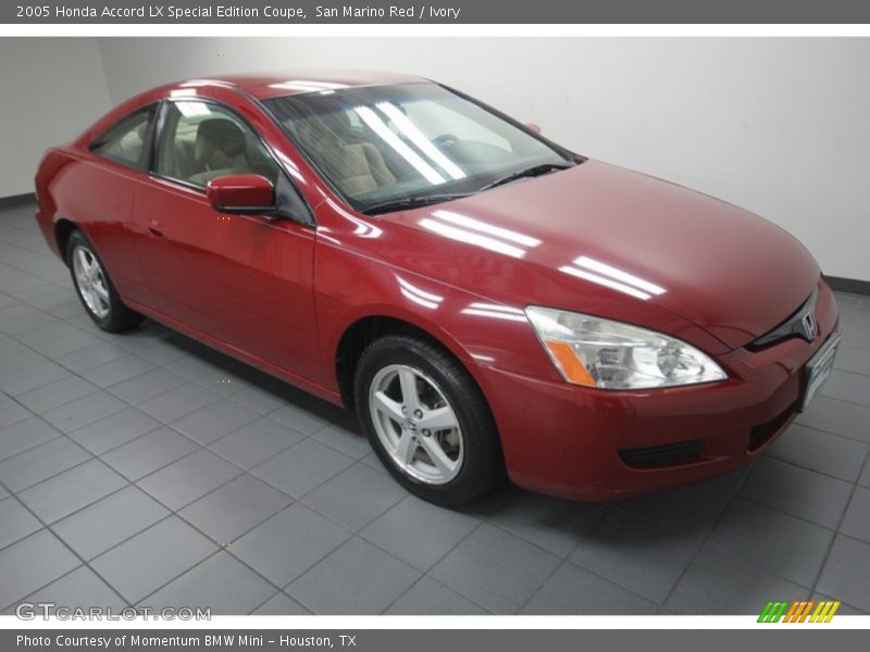 San Marino Red / Ivory 2005 Honda Accord LX Special Edition Coupe