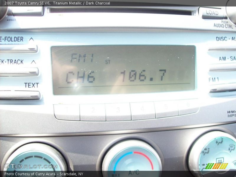 Titanium Metallic / Dark Charcoal 2007 Toyota Camry SE V6