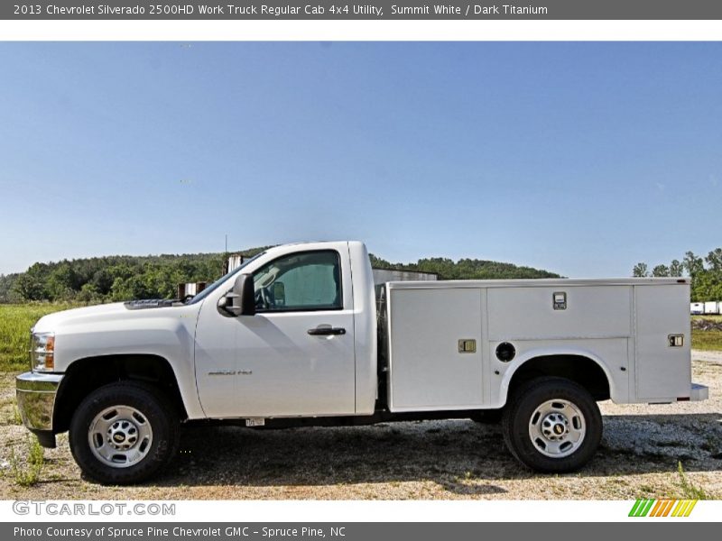  2013 Silverado 2500HD Work Truck Regular Cab 4x4 Utility Summit White